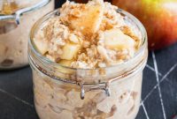 Creamy Maple Apple Overnight Oats Recipe