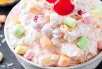 Creamy Ambrosia Salad with Cool Whip and Fruit