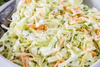 Zesty Mexican Coleslaw with Lime and Cilantro
