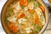 Classic Homestyle Chicken and Rice Soup Recipe