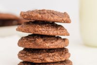 Chewy 4-Ingredient Brownie Mix Cookies