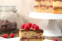 Gluten-Free Raspberry Cake Recipe with Chocolate Buttercream
