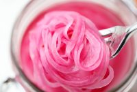 Pickled Red Onions Recipe for Tacos, Salads and Sandwiches