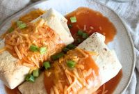Crispy Air Fryer Chicken Chimichangas