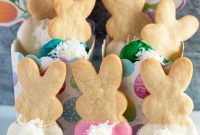 Easter Bunny Cookies with Fluffy Marshmallow Tails