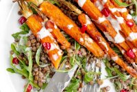 Zesty Spiced Carrot and Lentil Salad