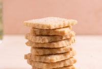 Rose Shortbread Cookies with Delicate Floral Flavor