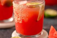 Spicy Watermelon Margarita Recipe with Jalapeño and Lime