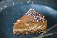 No-Bake Raw Chocolate Lavender Cake Recipe