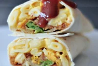 Smoky BBQ Mac and Cheese Burrito Recipe
