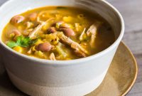 Zesty Tomatillo Soup Recipe with Chicken or Turkey