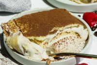 Tiramisu Crepe Roll with Cottage Cheese