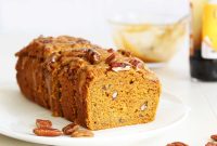 Vegan Molasses Pumpkin Bread with Pecans