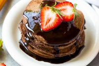 Fluffy Chocolate Protein Pancakes Recipe