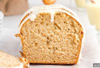 Eggnog Bread Recipe: Holiday Loaf with Cinnamon Glaze