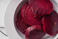Pickled Beets Recipe with Vinegar and Dill