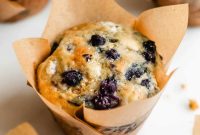Moist Blueberry Cottage Cheese Muffins