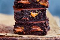 Salted Caramel Brownies Recipe with Gooey Caramel Swirls