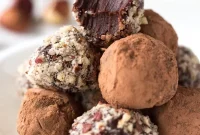 Homemade Chocolate Hazelnut Rum Truffles Recipe
