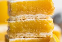 Tangy Lemon Bars with Buttery Shortbread Crust