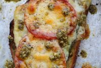 Roasted Asparagus and Tomato Pesto Melt Recipe