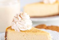 Creamy Eggnog Cheesecake Recipe for the Holidays