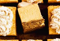 Creamy No-Bake Pumpkin Cheesecake Bars
