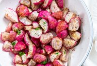Crispy Air Fryer Radishes with Garlic and Parmesan