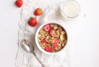 Strawberry Coconut Granola, Gluten-Free Vegan