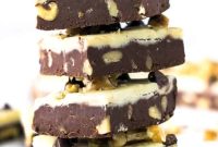 10-Minute Double Chocolate Walnut Fudge