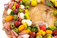 Christmas Antipasto Wreath Recipe for Holiday Entertaining