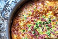 Corn and Gruyere Frittata with Canadian Bacon (4 WW Points)