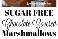 Sugar-Free Chocolate Covered Marshmallows Recipe