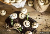 Mushroom-Shaped Shortbread Cookies Recipe