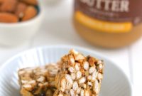 Clean Eating Peanut Butter Rice Krispie Treats