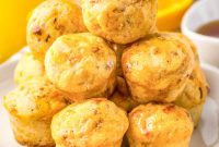 Savory Breakfast Sausage Pancake Muffins