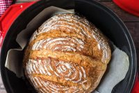 Crusty Dutch Oven Sourdough Bread Recipe