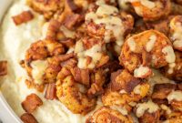 Spicy Cajun Shrimp with Creamy Grits