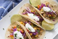 Instant Pot Chicken Carnitas with Avocado Peach Salsa Recipe