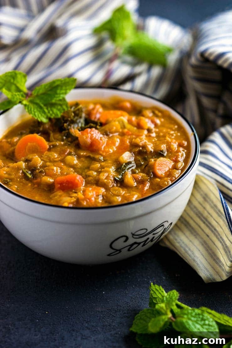 Instant Pot Lentil Soup Recipe 3 Instant Pot Lentil Soup cooked in the Instant Pot is a quick and easy soup that is filled to the brim with flavor.