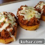 Open-Faced Garlic Toast Sloppy Joes