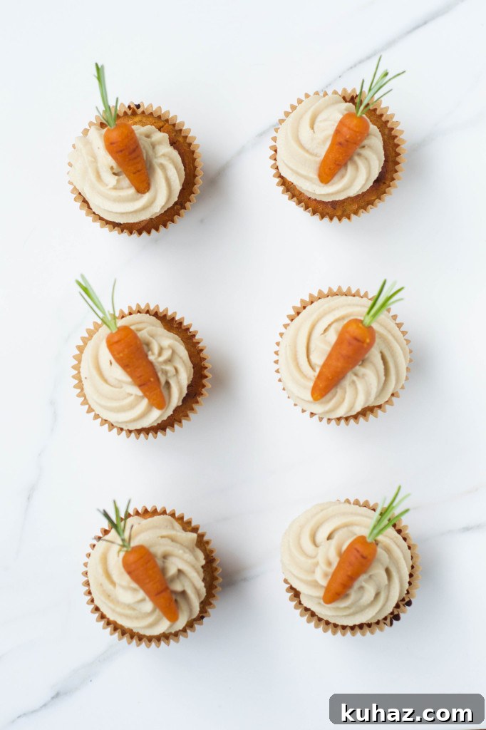 Carrot Cake Cupcakes { #vegan & #glutenfree }