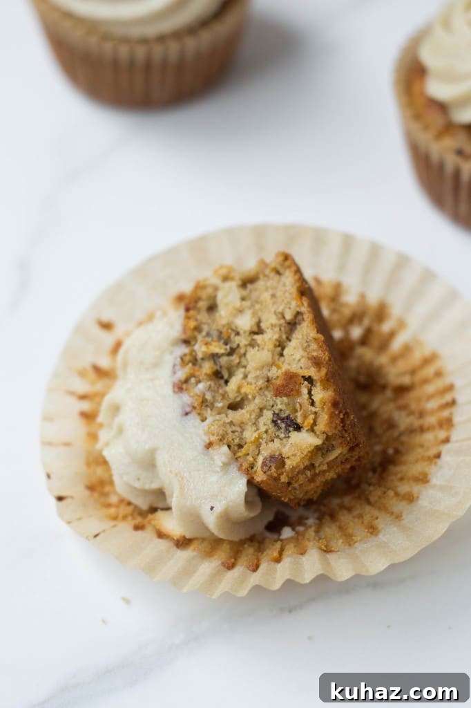 Carrot Cake Cupcakes { #vegan & #glutenfree }