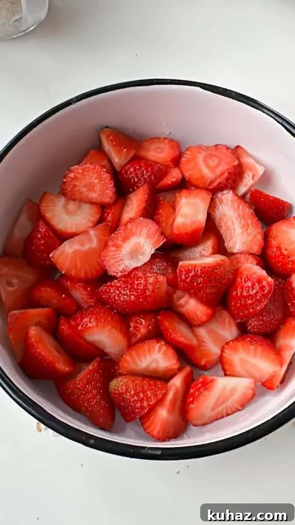 add strawberries