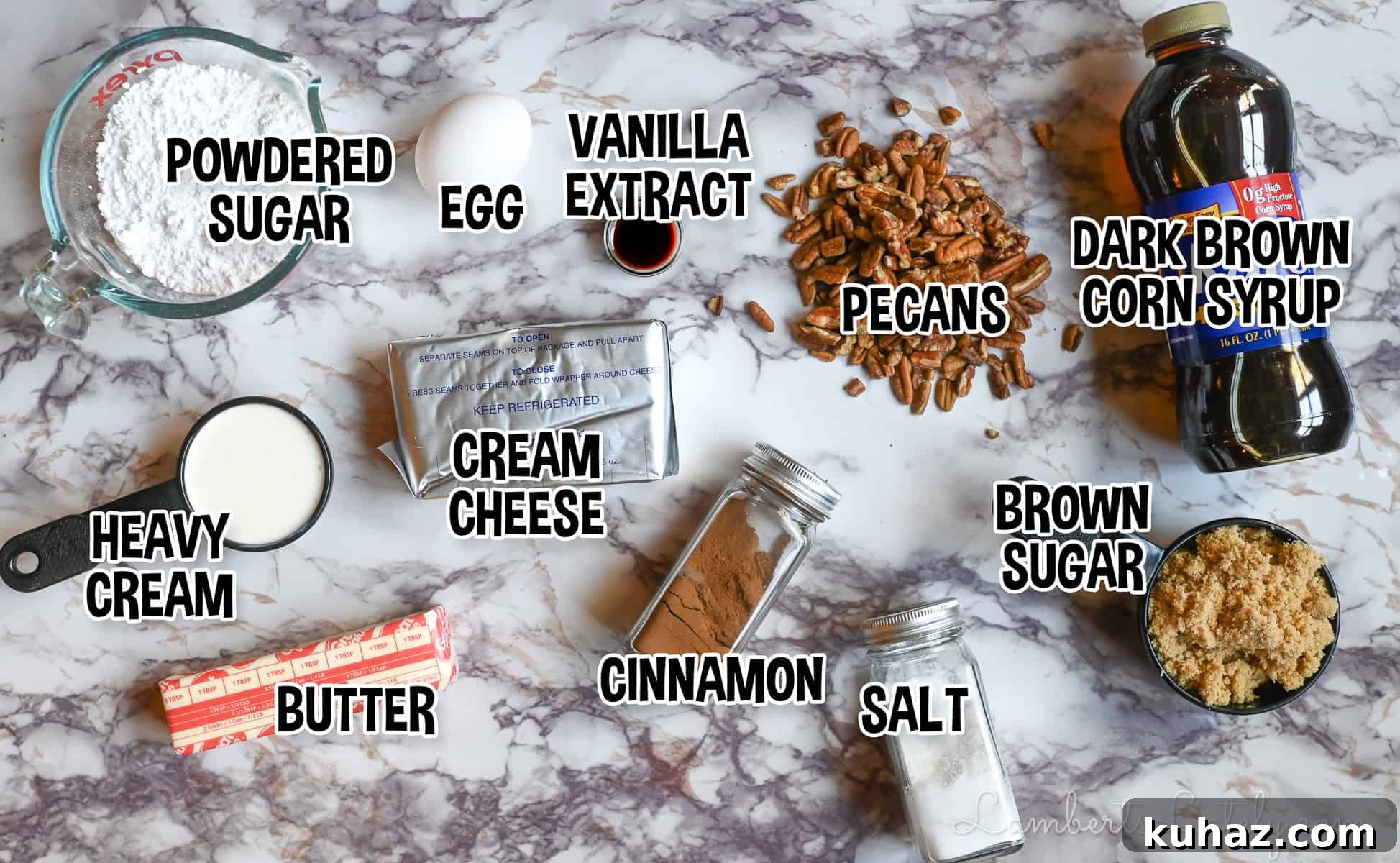 No Bake Pecan Pie Dip with Cream Cheese 3 ingredients for pecan pie dip.