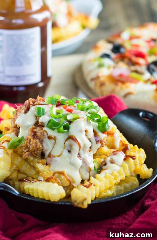 Loaded BBQ Brisket Nachos with Cheese 9 Southern Cheese Fries