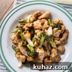 air fryer recipe on a plate