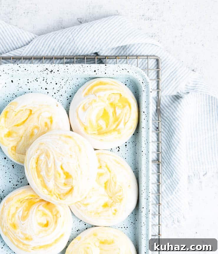 How to Make Meringue: Techniques, Tips and Troubleshooting 7 overhead view of meringue cookies