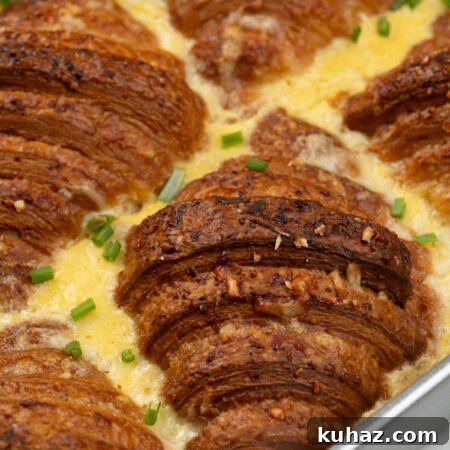 Croissant Breakfast Casserole