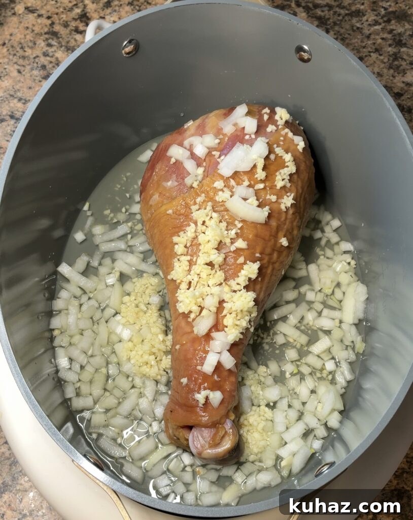 Slow Cooker Smoked Turkey with Potatoes and Green Beans Recipe 3 img 12606 2